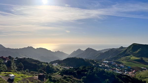 Panorama tijdens de Anaga hike op Tenerife