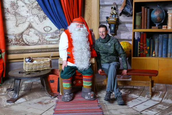 Ontmoeting met Santa Claus in Rovaniemi