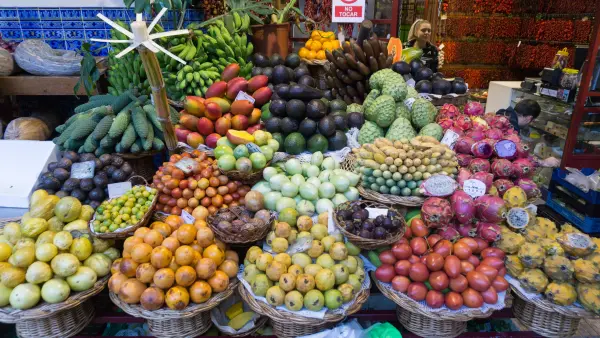 groente en fruit op Madeira