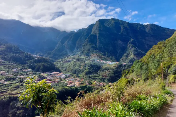Beeld van het binnenland van Madeira