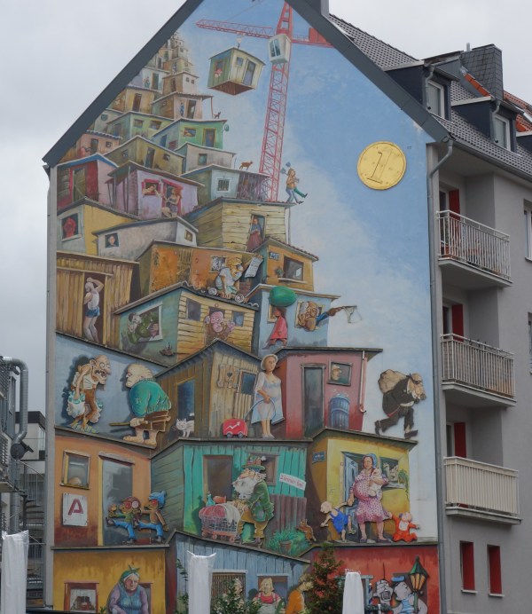 Urban art is een van de bezienswaardigheden van Düsseldorf