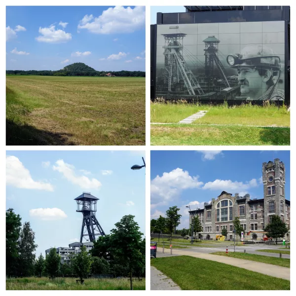 De restanten van de oude mijnsites in Belgisch Limburg