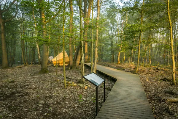 Deel van het wandelnetwerk Ieperboog Oost in West-Vlaanderen