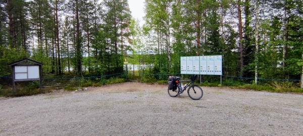 Het oostelijke puntje van Finland, waar de weg eindigt