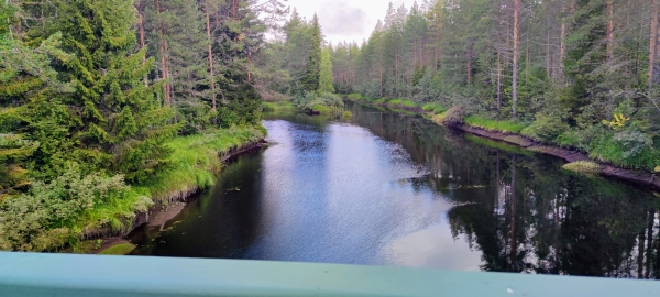 Zicht op Russisch grondgebied