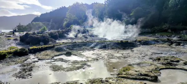 Aardwarmte bij Fumarolas Lagoa das Furnas