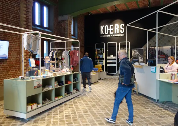 het interieur van wielermuseum KOERS